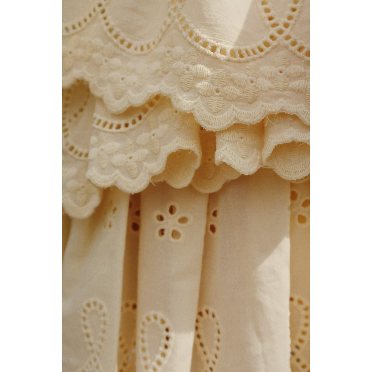 Konges Sløjd Cloud Cream Posey Smock Kjol