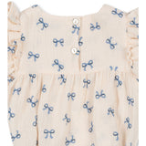 Konges Sløjd Rosett Bleu Coco Romper Gots