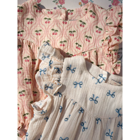 Konges Sløjd Rosett Bleu Coco Romper Gots