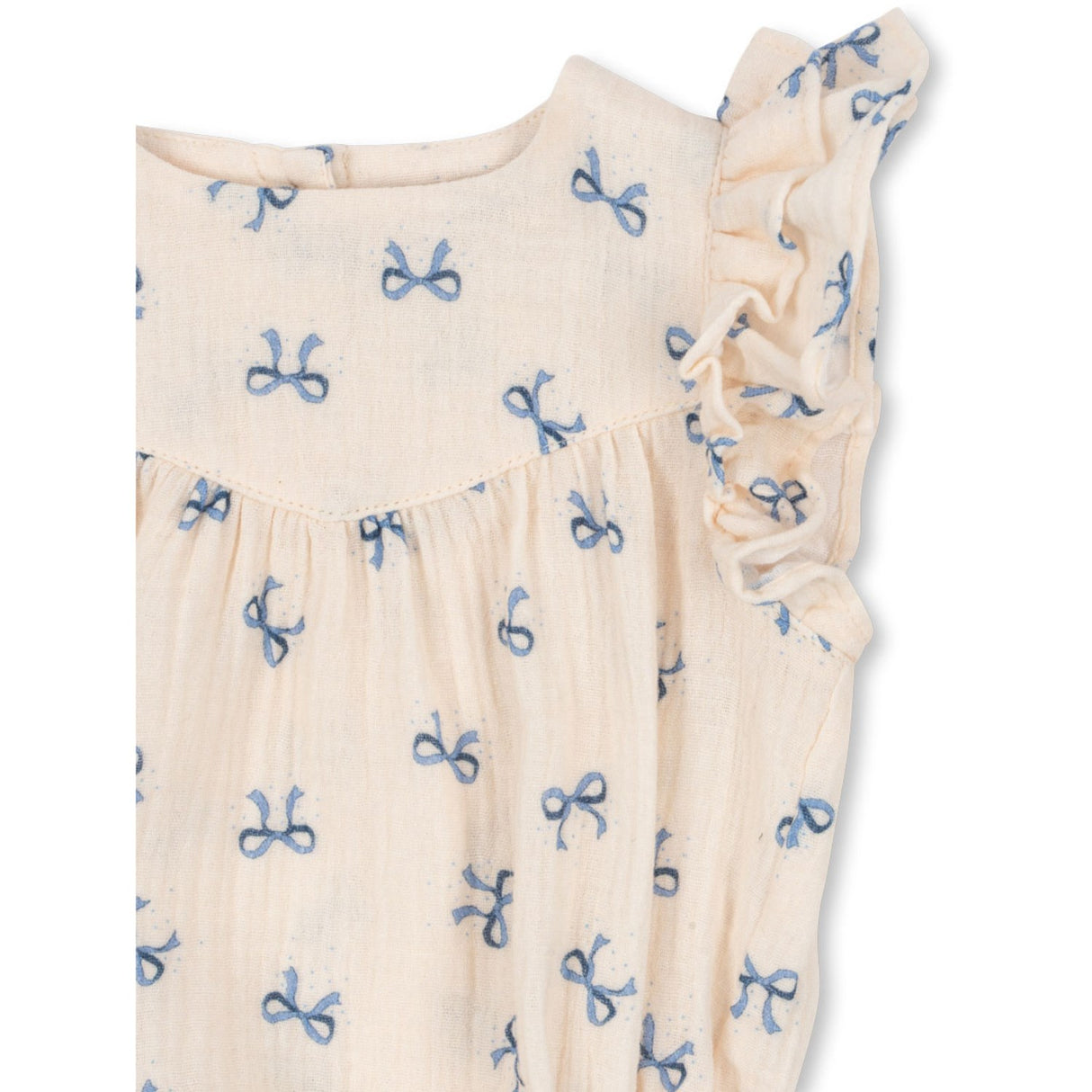 Konges Sløjd Rosett Bleu Coco Romper Gots