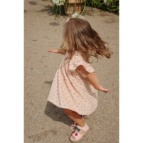 Konges Sløjd Cherry Pink Motif Coco Klänning Gots