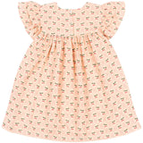 Konges Sløjd Cherry Pink Motif Coco Klänning Gots