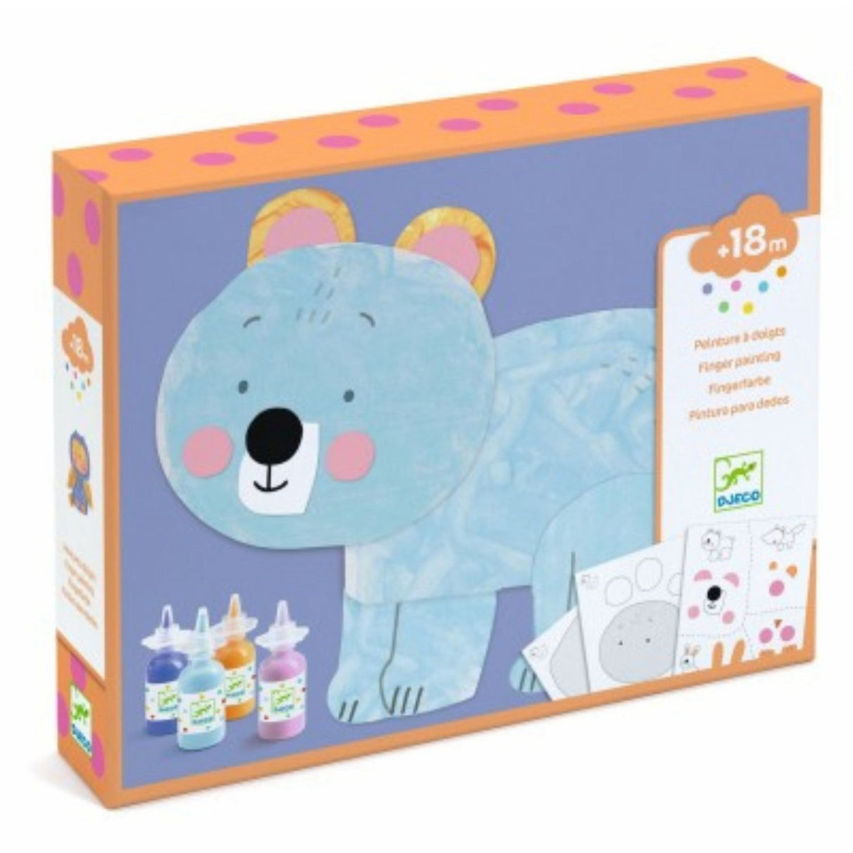 Djeco Fingerfärg, Rörigt Kul