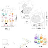 Djeco Fingerfärg, Rörigt Kul