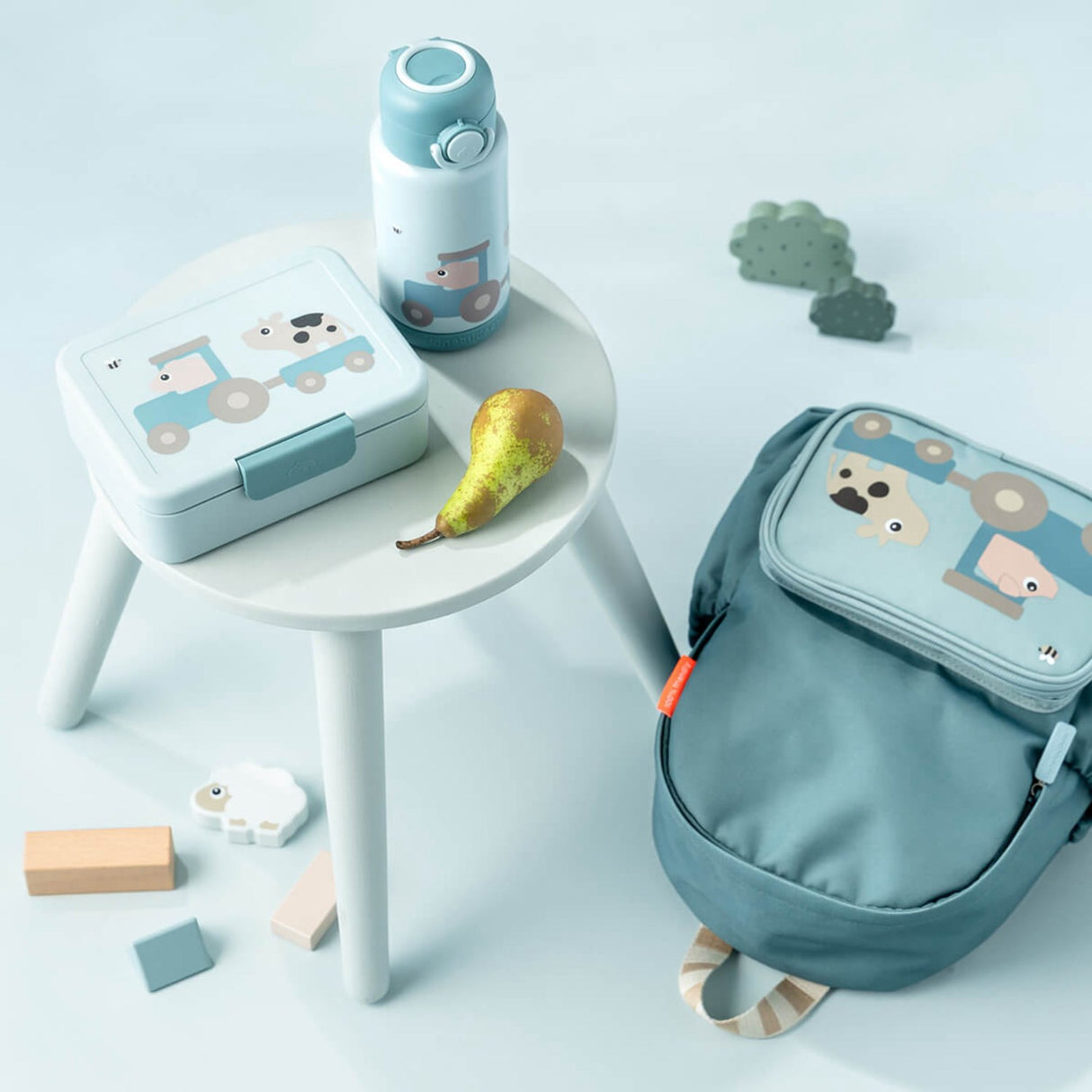 DonebyDeer Blue Termoflaska Tiny Farm 340 Ml