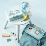 DonebyDeer Blue Matlåda Med Opdeler Tiny Farm