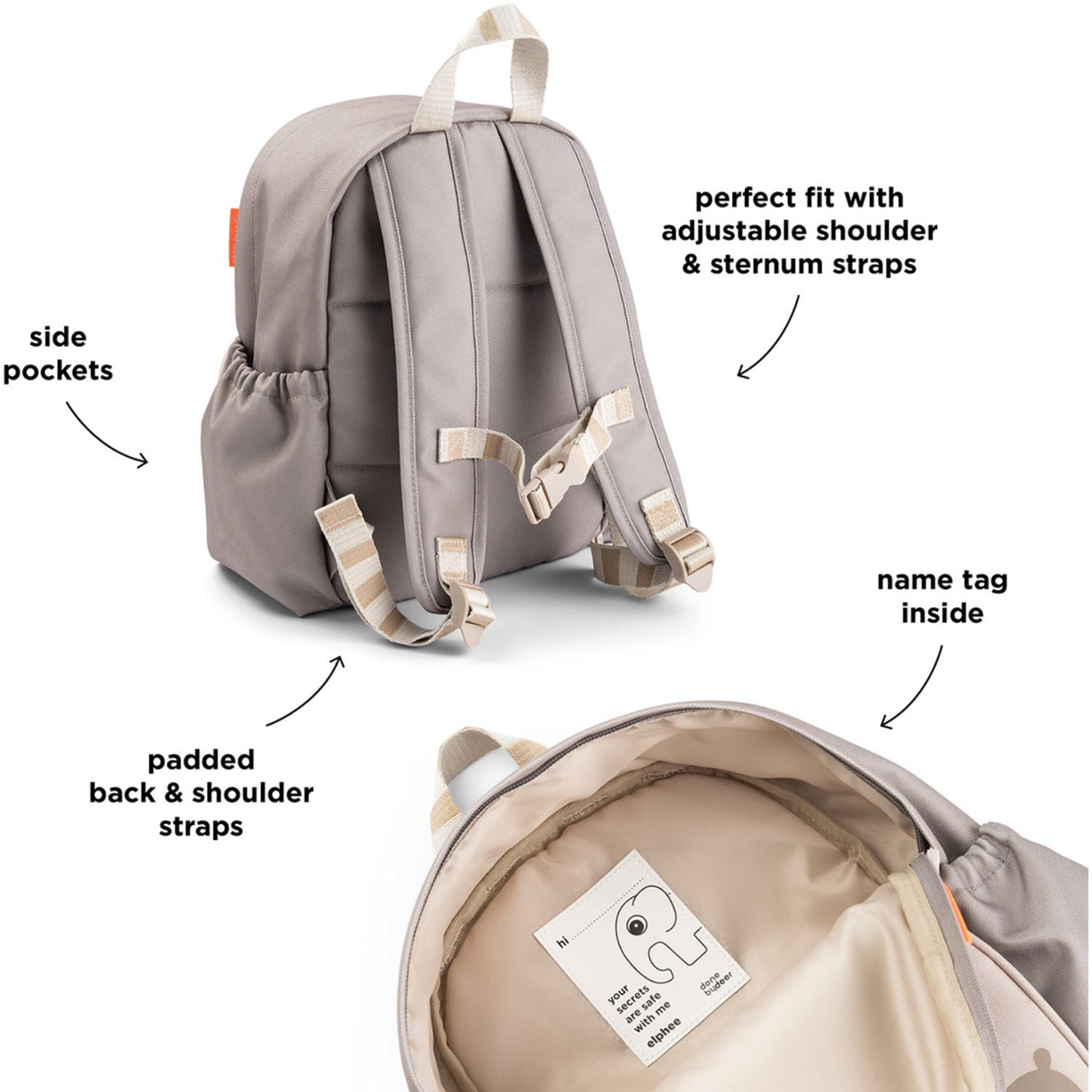 DonebyDeer Sand Barnryggsäck Celebration 7,5 L