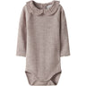 Name It Shadow Gray Nbfwang Ull Needle Ls Body W/Collar