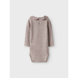 Name It Shadow Gray Nbfwang Ull Needle Ls Body W/Collar