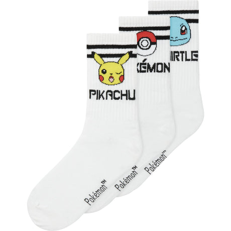 Name It Bright White Milton Pokemon 3-Pack Strumpor