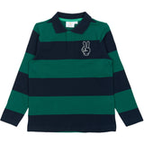 The New Navy Blazer Striped Pino L_S Pique Pikétröja