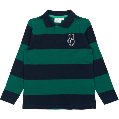 The New Navy Blazer Striped Pino L_S Pique Pikétröja