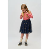 The New Navy Blazer AOP Rudelle Kjol