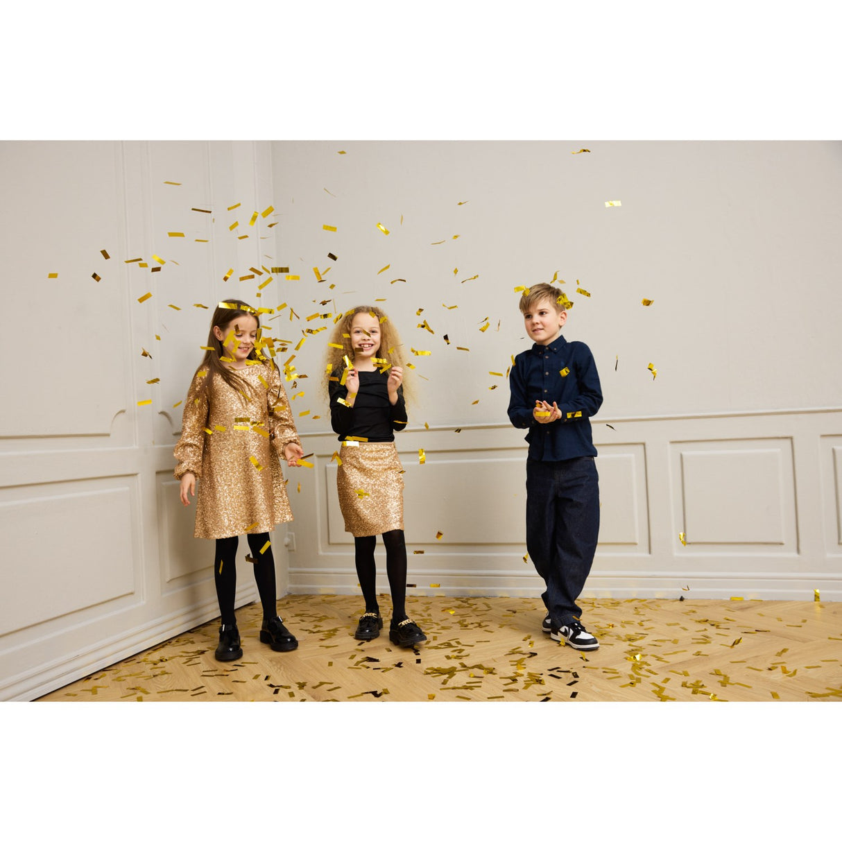 The New Gold Rupa L_S Paljet Klänning