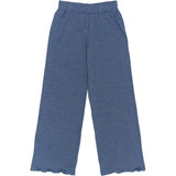 The New Navy Blazer Rina Wide Glitter Rib Byxor