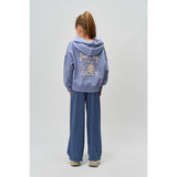 The New Navy Blazer Rina Wide Glitter Rib Byxor