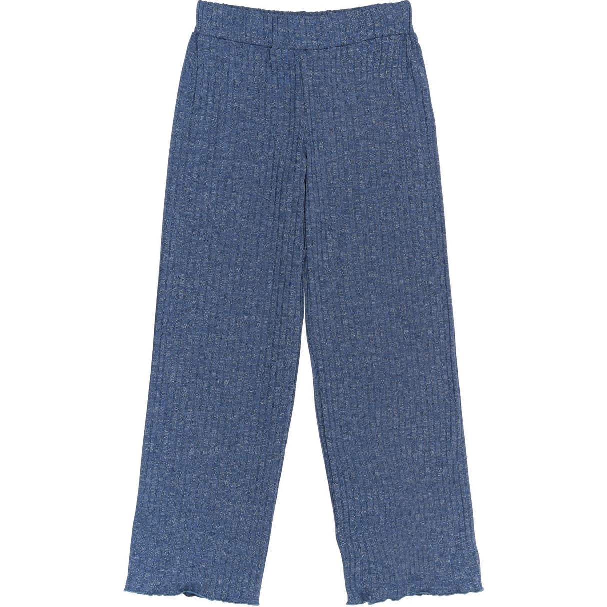 The New Navy Blazer Rina Wide Glitter Rib Byxor