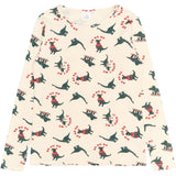 The New Gardenia Dino AOP Holiday Adult Rib Night Sett