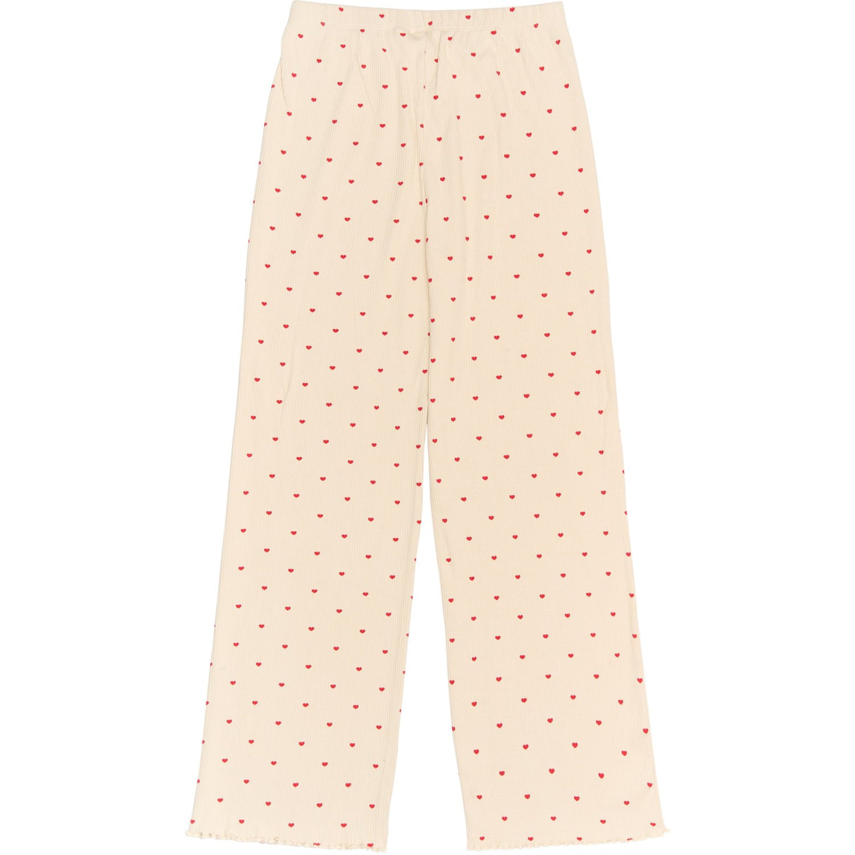 The New Gardenia AOP Holiday Heart Adult Rib Night Sett