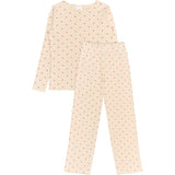 The New Gardenia AOP Holiday Heart Adult Rib Night Sett