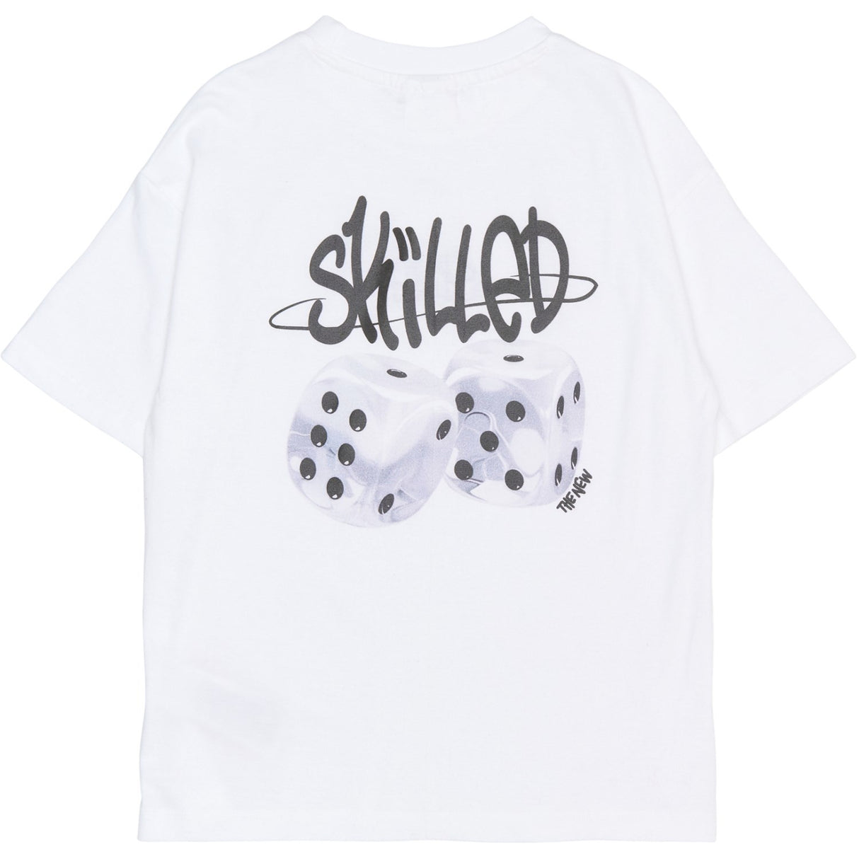 The New Bright White Ross Oversize S_S Tee