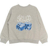 The New Light Grey Melange Ron Melange Oversize Sweatshirt