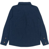 The New Navy Blazer Melange Rick L_S Skjorta