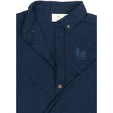 The New Navy Blazer Melange Rick L_S Skjorta