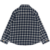 The New Navy Blazer Check Ronan Oversize L_S Flannel Skjorta