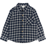 The New Navy Blazer Check Ronan Oversize L_S Flannel Skjorta