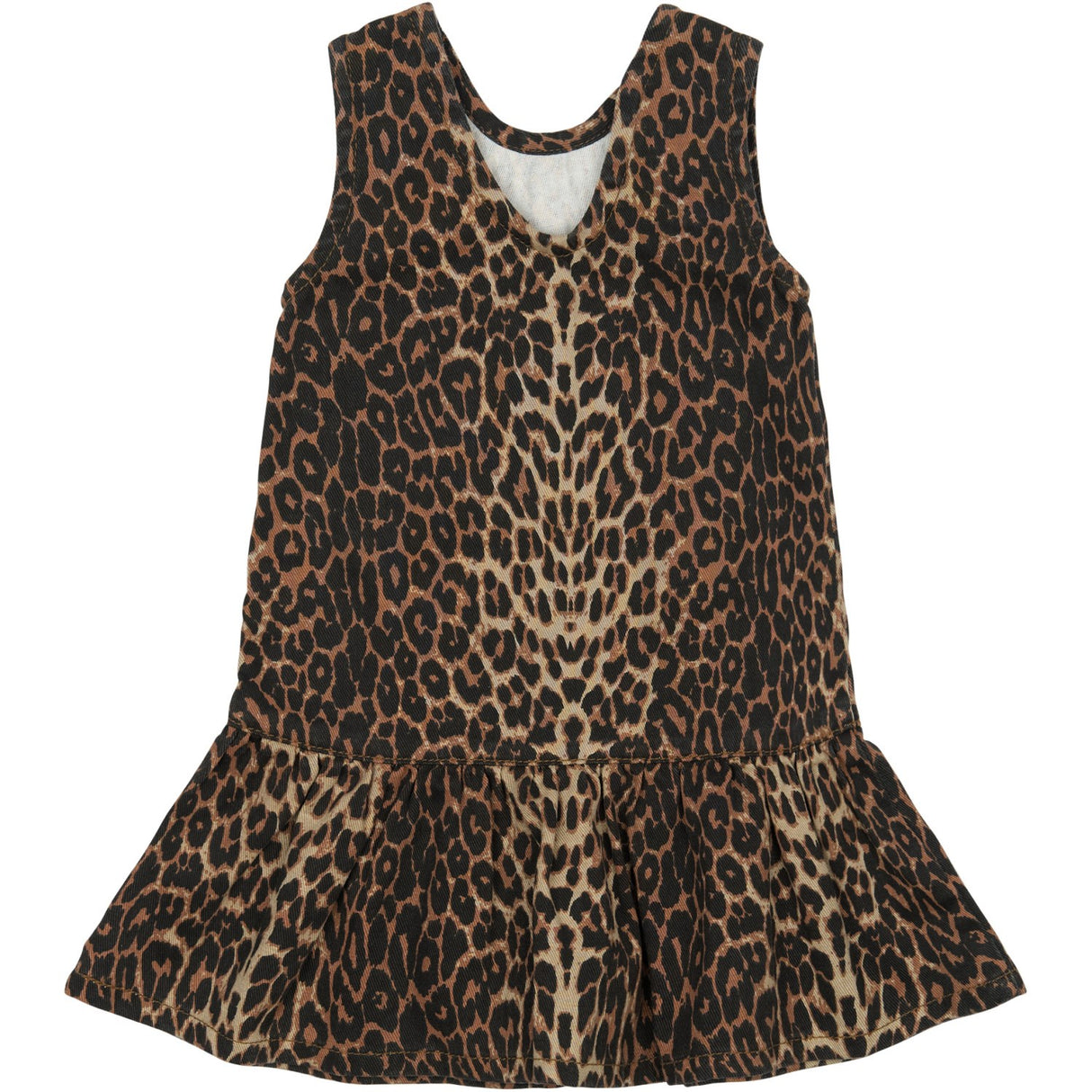 THE NEW Siblings Feather Gray AOP Paloma S_L Denim Klänning