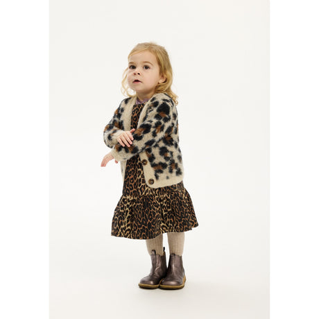 THE NEW Siblings Feather Gray AOP Paloma S_L Denim Klänning