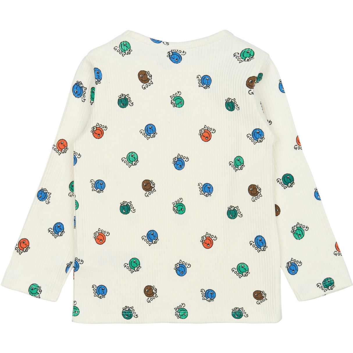 THE NEW Siblings Cloud Dancer AOP Palmer L_S Rib Tee