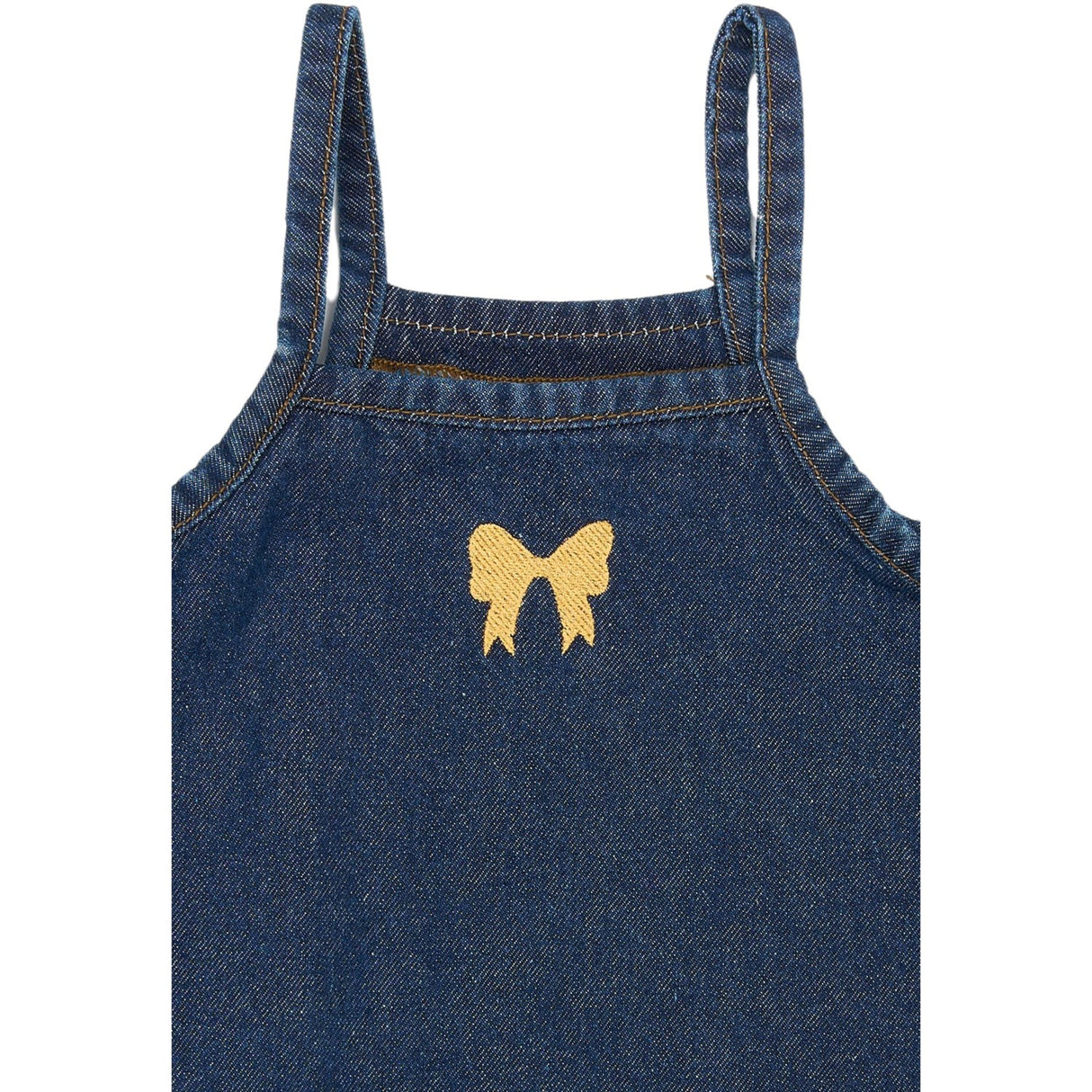 THE NEW Siblings Medium Blue Denim Raya Rem Denim Klänning