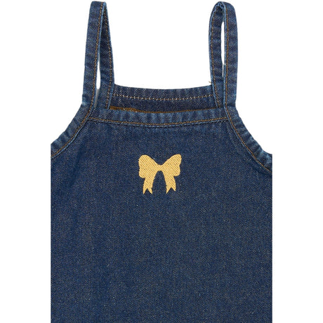 THE NEW Siblings Medium Blue Denim Raya Rem Denim Klänning