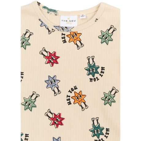 THE NEW Siblings Gardenia AOP Raul L_S Rib Tee