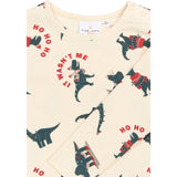 THE NEW Siblings Gardenia Dino AOP Holiday Rib Night Sett