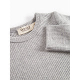 MarMar Modal Melange Light Grey Melange Plain Body LS