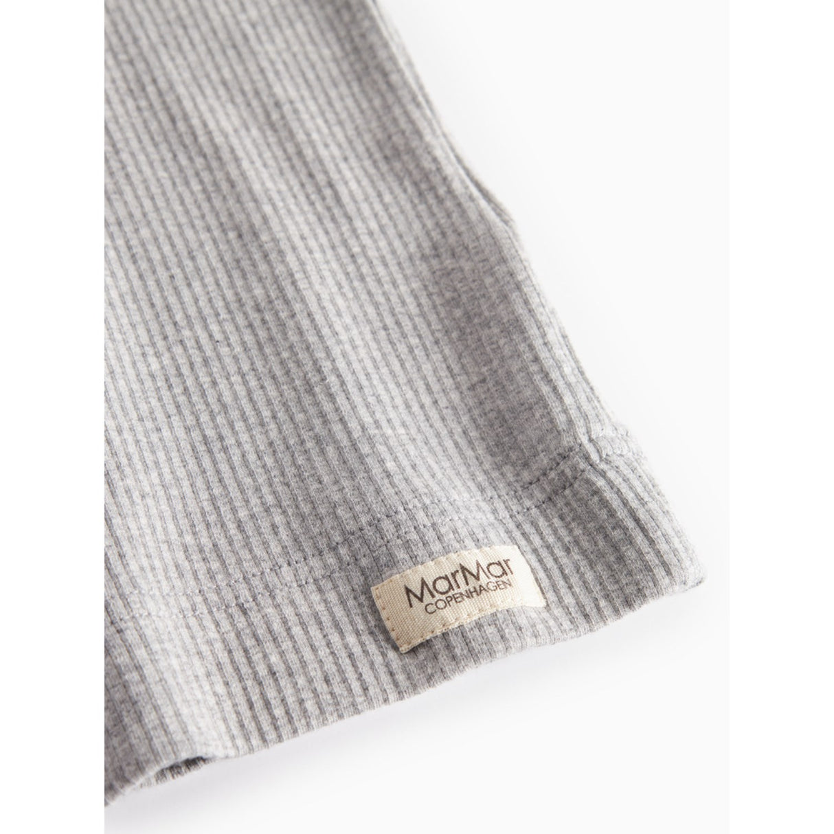 MarMar Modal Melange Light Grey Melange Plain T-shirt