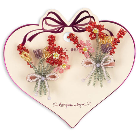 Konges Sløjd Multi 2 Pack Pearly Flower Hårklämma