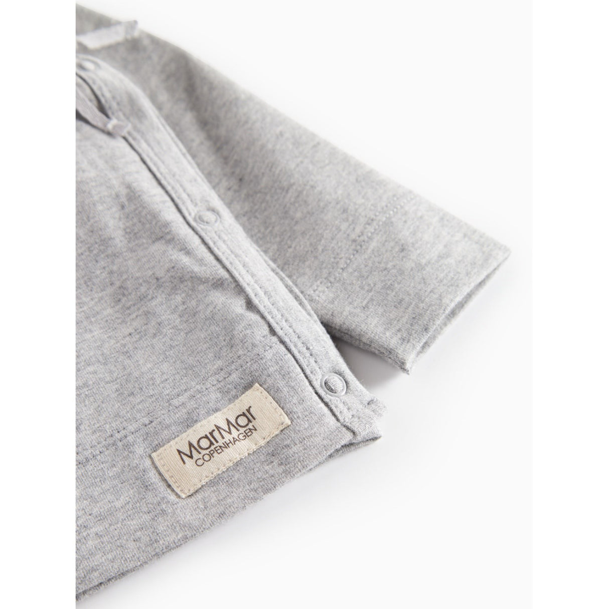 MarMar Modal New Born Light Grey Melange Tut Omlott LS Blus