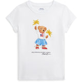 Polo Ralph Lauren White Sparkle Björn T-Shirt