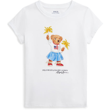 Polo Ralph Lauren White Sparkle Björn T-Shirt