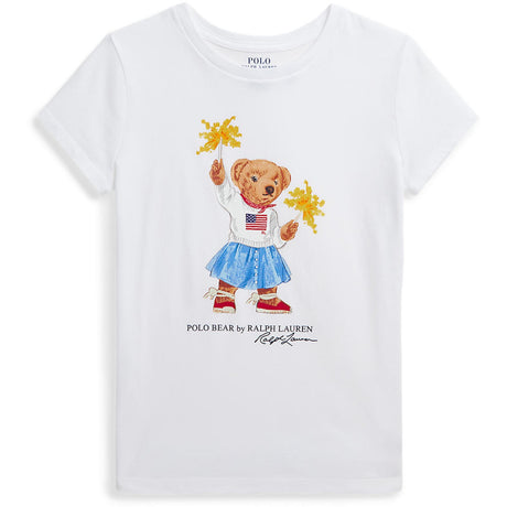 Polo Ralph Lauren White Sparkle Björn T-Shirt
