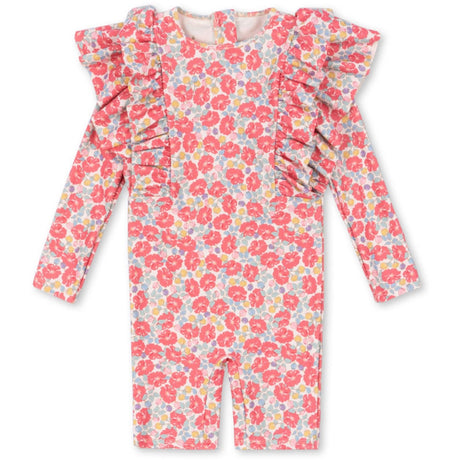 Konges Sløjd Rose Anglaise Manuca Frill Onesie Grs