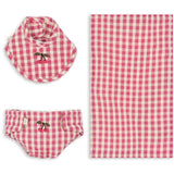 Konges Sløjd Bubblegum Check Docka Nursery Set