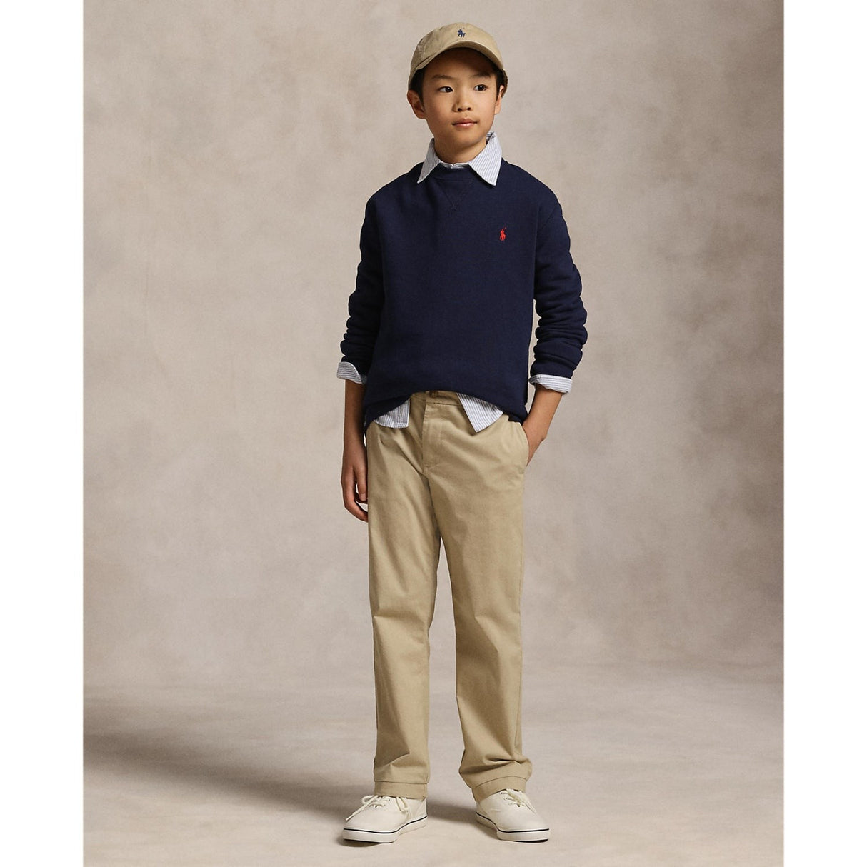 Polo Ralph Lauren Boy Long Sleeved Sweatshirt Cruise Navy
