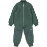 Mikk-Line Balsam Green Täcke Sett W. Fleece