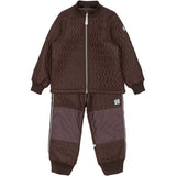 Mikk-Line French Roast Täcke Sett W. Fleece