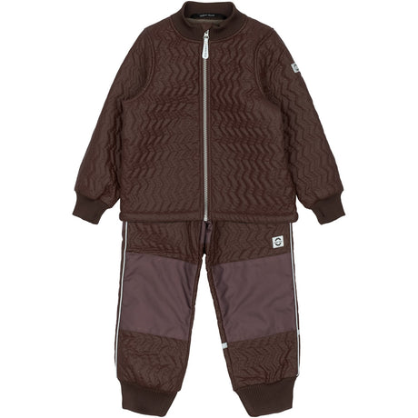 Mikk-Line French Roast Täcke Sett W. Fleece